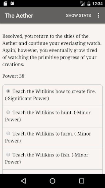 The Aether: Life as a God