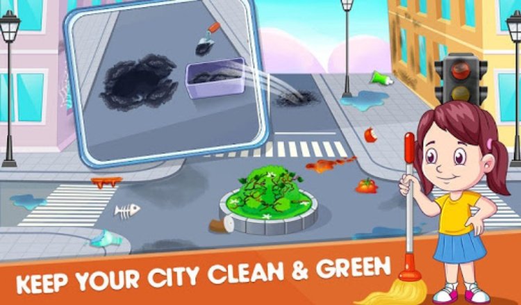 Big City & Home Cleaning game