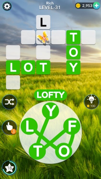 Word Mind: Crossword puzzle