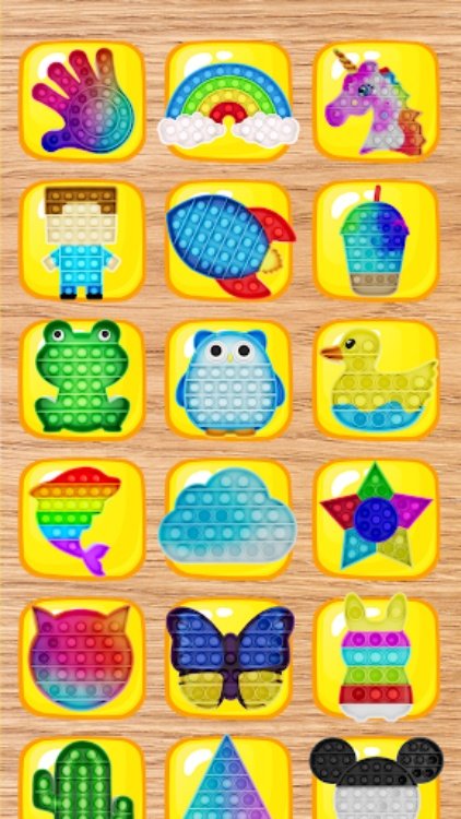 Pop it  Fidget Game 3D