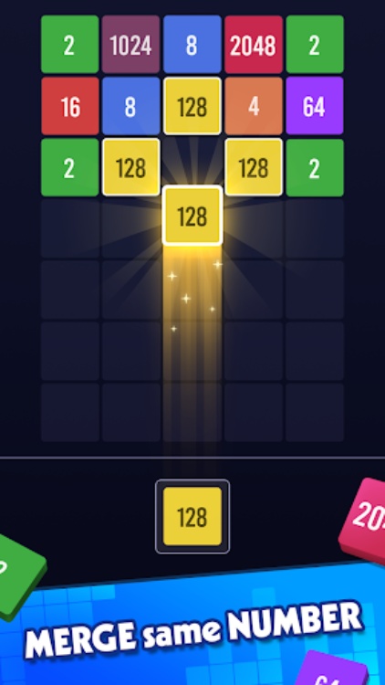 2048 Merge Number  MergePuz