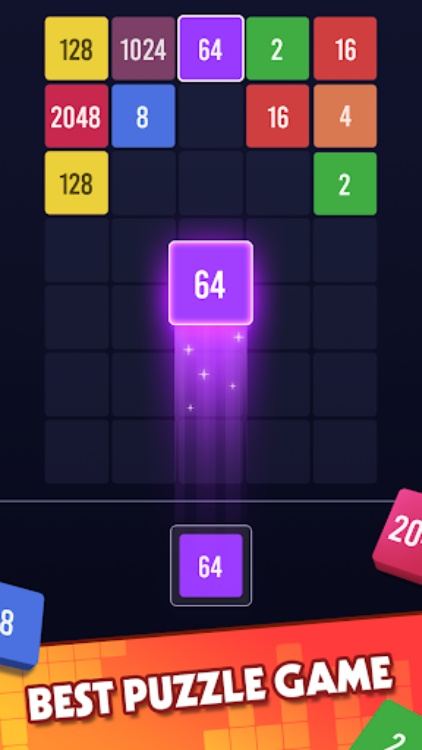 2048 Merge Number  MergePuz