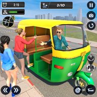 现代的 黄包车 模拟器 游戏  Tuk Tuk Games