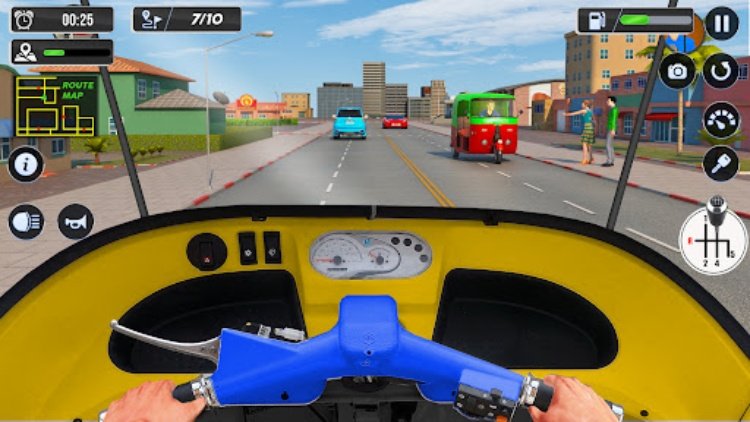 现代的 黄包车 模拟器 游戏  Tuk Tuk Games