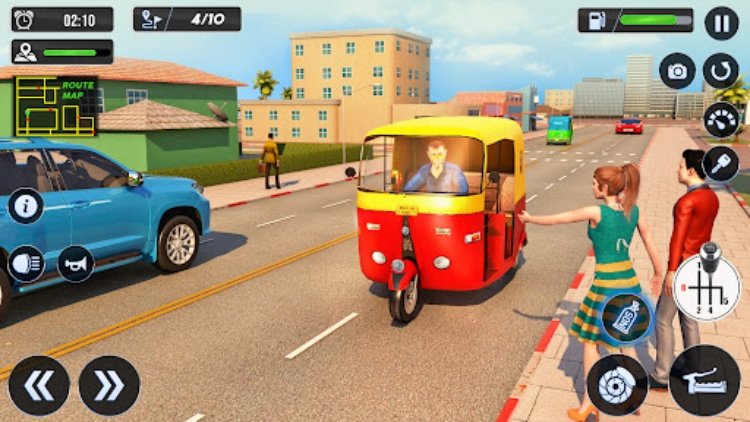 现代的 黄包车 模拟器 游戏  Tuk Tuk Games