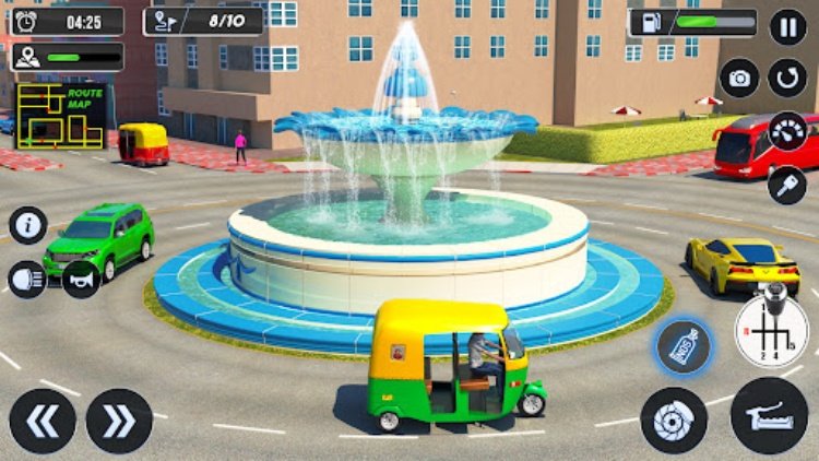 现代的 黄包车 模拟器 游戏  Tuk Tuk Games
