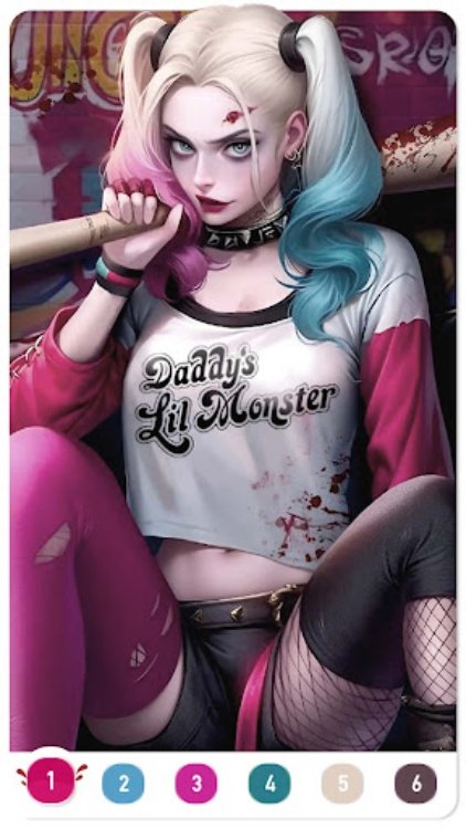 Clown Color, Paint by number