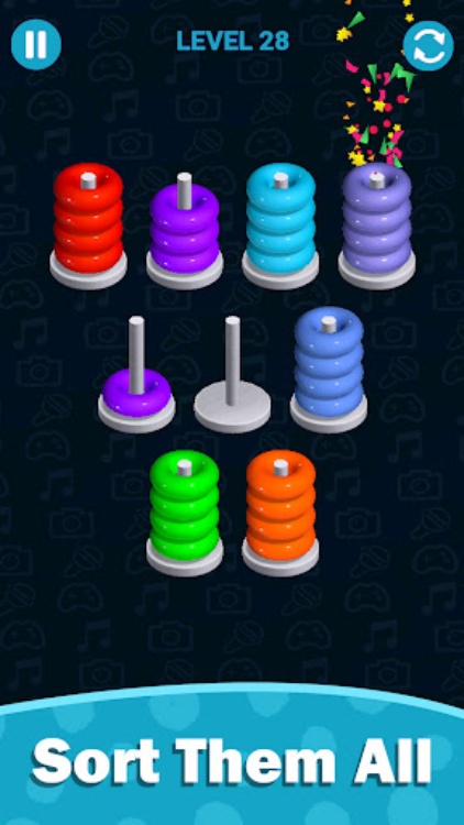 Stacolor: Hoop Stack Ring Game