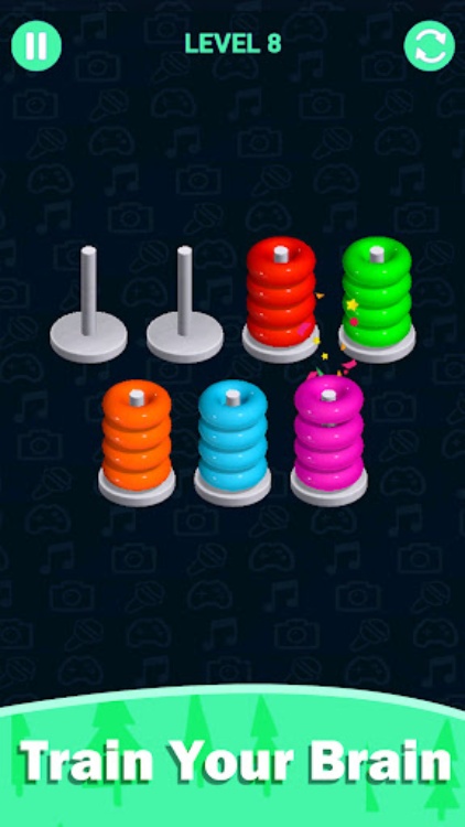 Stacolor: Hoop Stack Ring Game