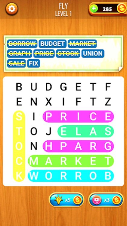 单词搜索  具有挑战性的游戏