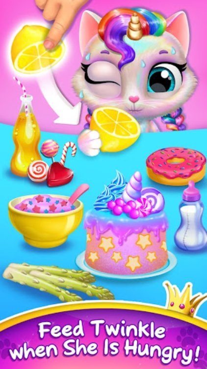 Twinkle  Unicorn Cat Princess