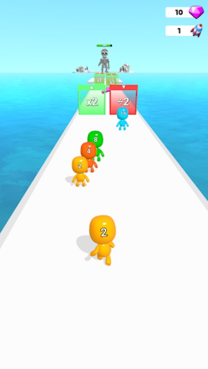 Man Runner 2048 Game  3D Run