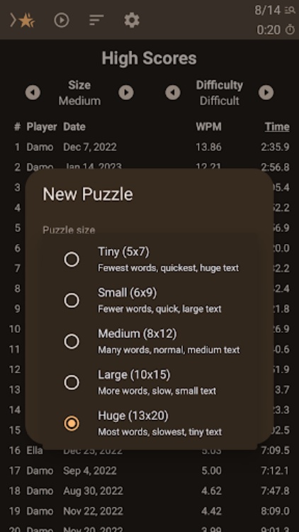 Word Search Perfected