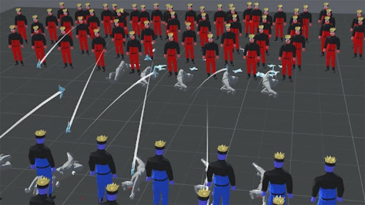 Red and Blue: Battle Simulator