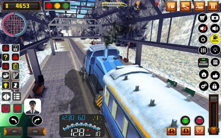 Uphill Train Simulator Game.
