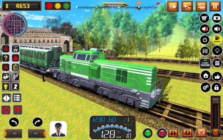 Uphill Train Simulator Game.