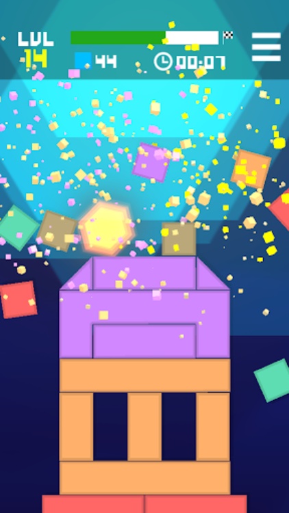 Hexagon Tower Balance Blocks