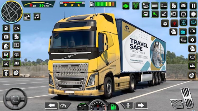 汽车运输卡车驾驶 3d