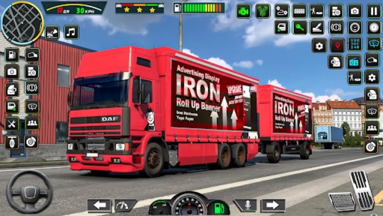 汽车运输卡车驾驶 3d