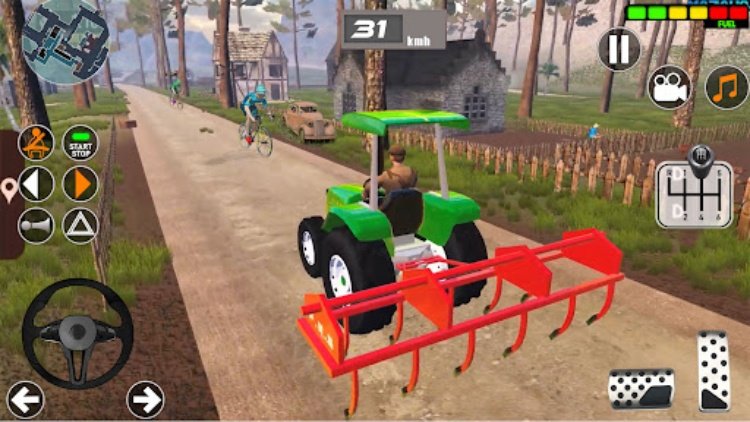 Tractor Driving Simulator Game