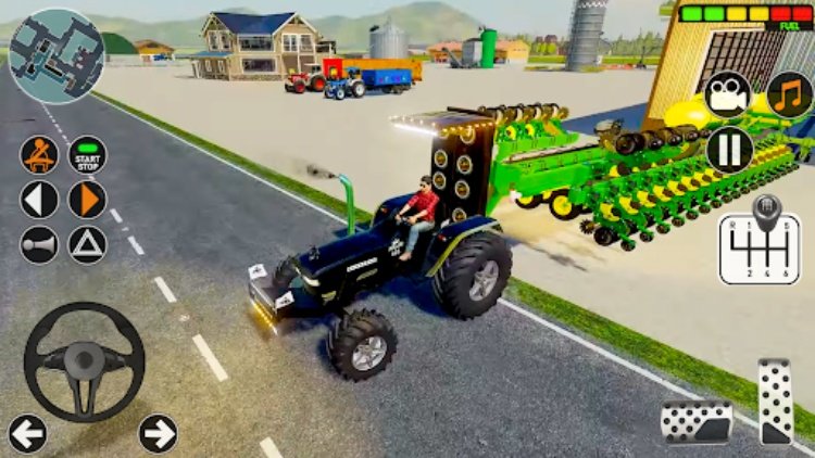 Tractor Driving Simulator Game