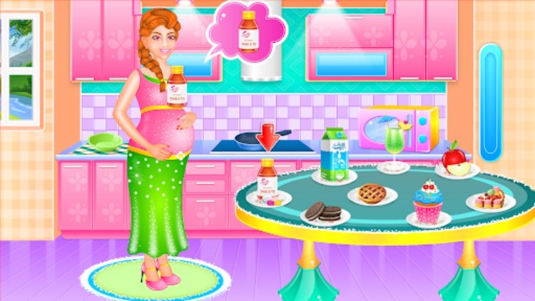 Pregnant Mommy Daily Care Game