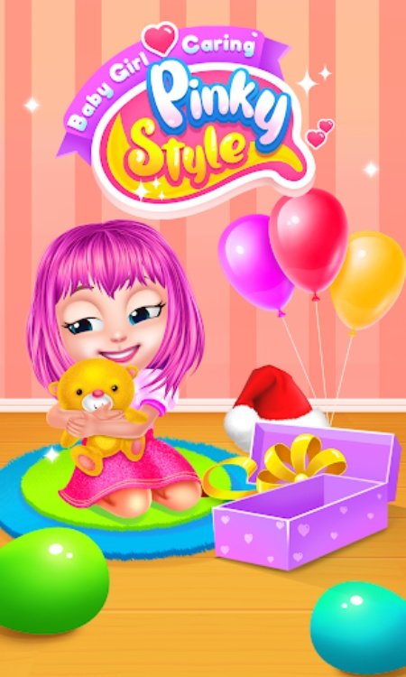 Baby Girl Caring Pinky Style