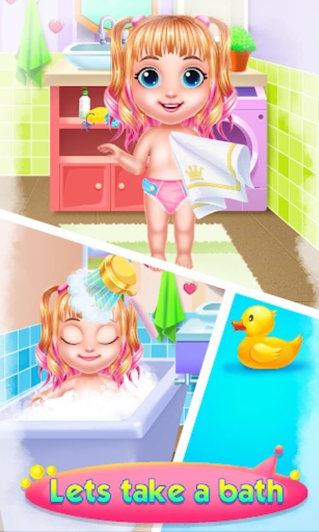 Baby Girl Caring Pinky Style