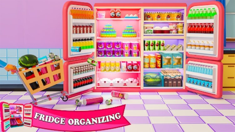 填满冰箱组织者游戏