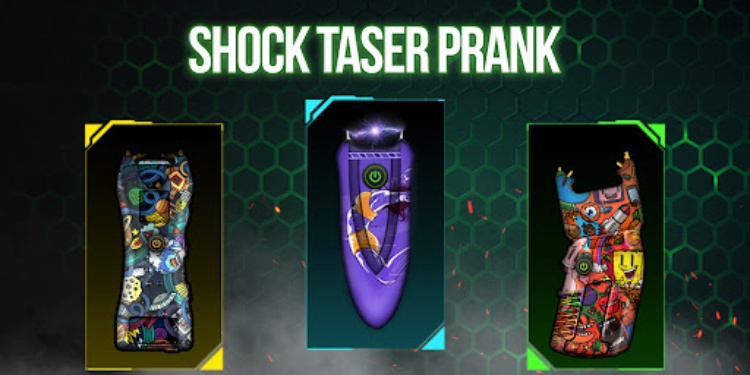 Stun Gun Shock Taser Prank Sim