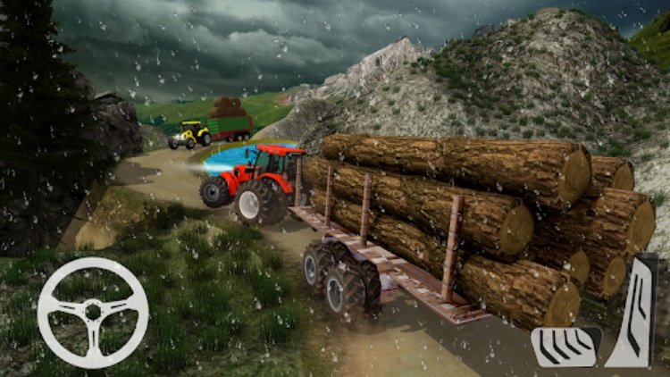 Hill Tractor Trolley Simulator