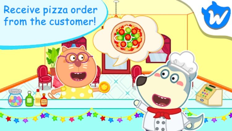 Wolfoo Pizza Shop, Great Pizza