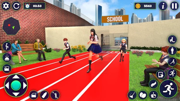 School Girl Life Simulator 3d