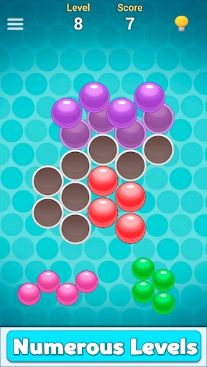 Bubble Tangram  puzzle game