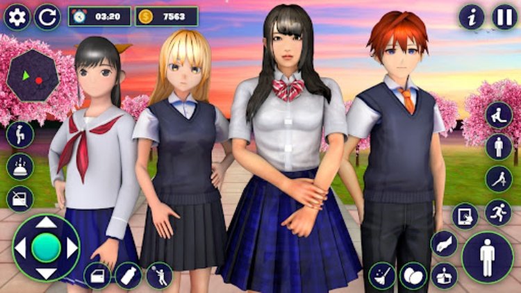 School Girl Life Simulator 3d