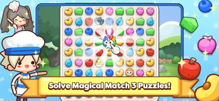 Fantasy Food Tower: Match 3