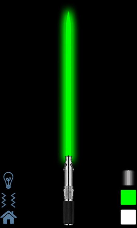 Laser saber simulator