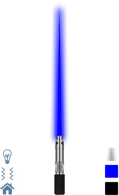 Laser saber simulator