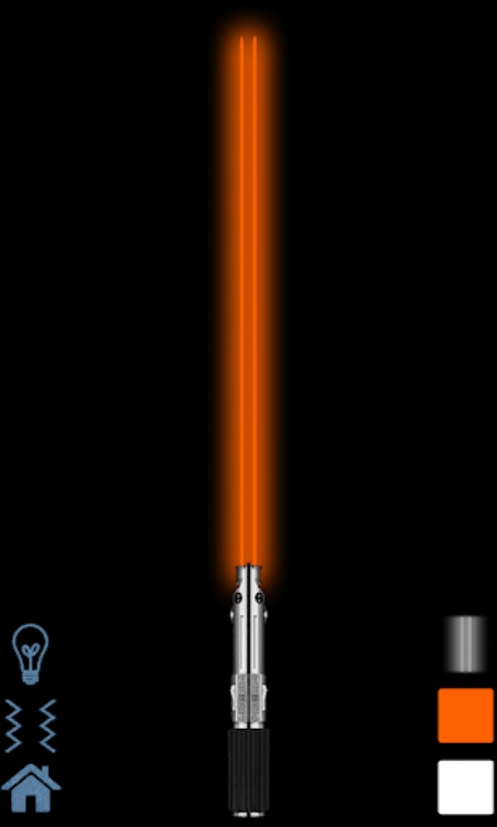 Laser saber simulator
