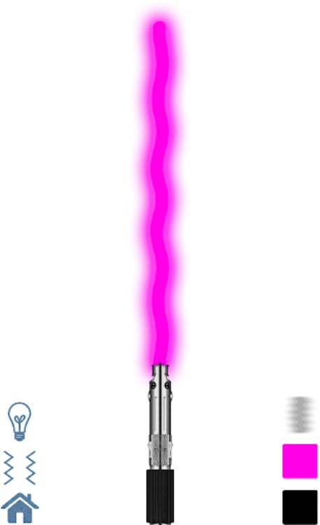 Laser saber simulator