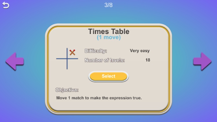 Matches. Matchstick math game.