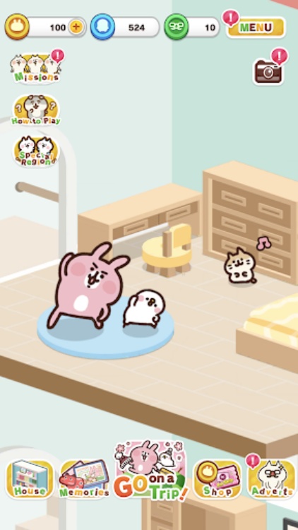 Piske & Usagi's Short Trip