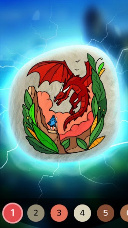 Rock Art  3D Color by Number