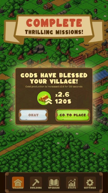 Auto village clicker idle game