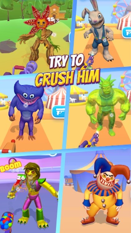 Giant Crush: 粉碎和击败他们