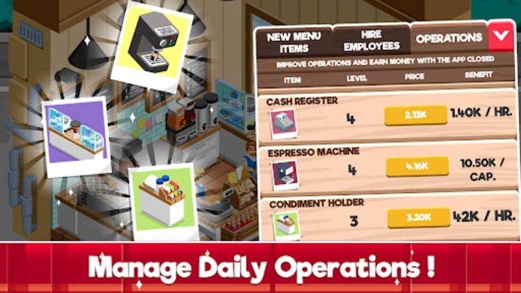 Idle Cafe Tycoon: Coffee Shop
