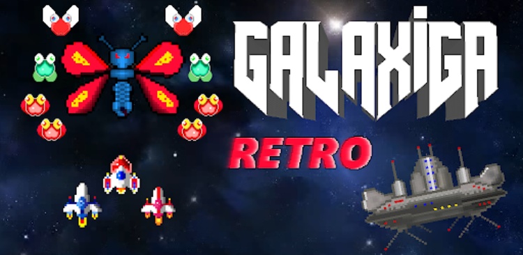 Galaxiga Retro Arcade Action
