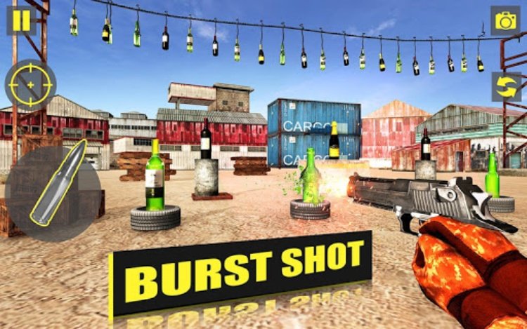 Real 3D Bottle Shooting Game