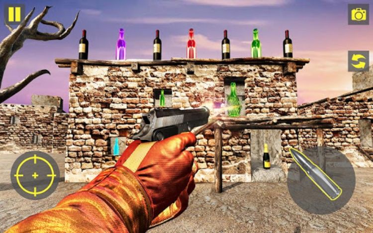 Real 3D Bottle Shooting Game