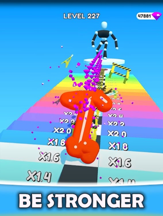 Tall Man Run 3D  Blob Runner